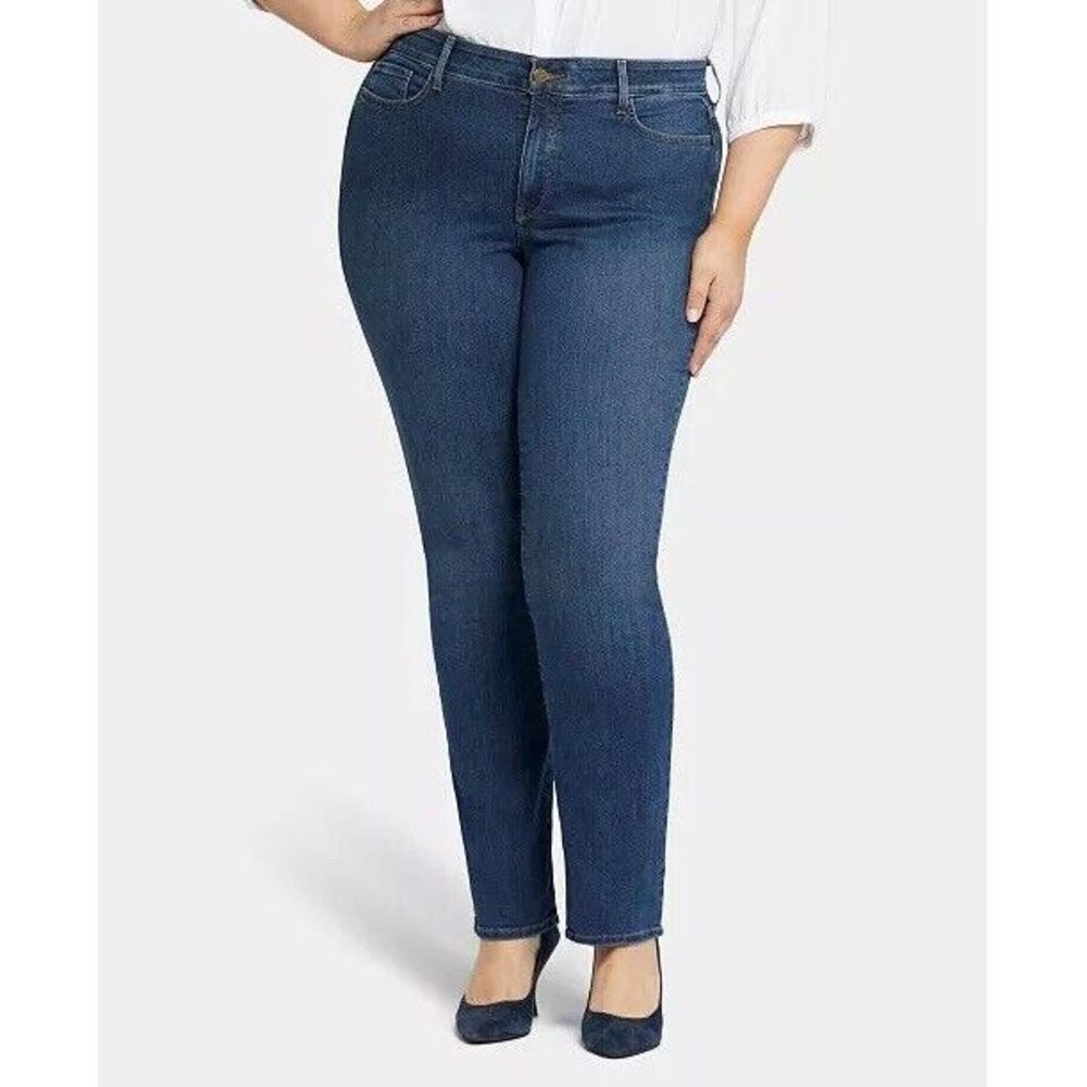 NYDJ Marilyn Straight Leg Jeans in Cooper Size 12
